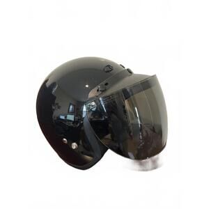 Stylish Black Harley Davidson Motorcycle Helmet with Visor PreOwned (SR483)